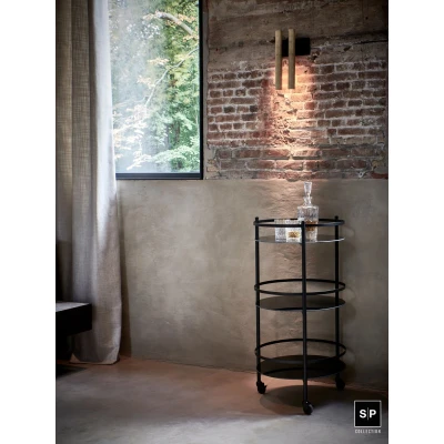 Afbeelding van Salt &amp; Pepper Serveerwagen Bar 3 lagen 48cm zwart