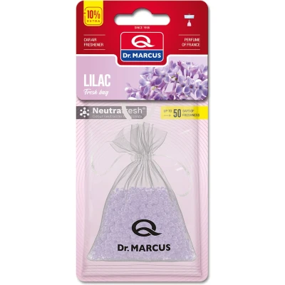 Afbeelding van Dr. Marcus Lilac Fresh bag luchtverfrisser met neutrafresh technologie Geurhanger Tot 50 dagen geurverspreiding 20 Gram