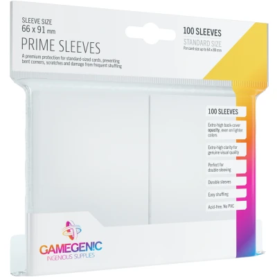Afbeelding van Gamegenic Sleeves Prime White (100 stuks)