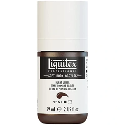 Afbeelding van Liquitex Professional Soft Body Acrylfles, 59 ml, gebrande ombréde