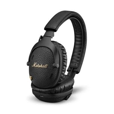 Afbeelding van Marshall Monitor III ANC Draadloze Bluetooth Actieve Noise Cancelling Headset, 70 uur speeltijd Zwart