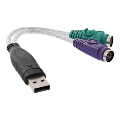 Image de InLine USB &gt;PS/2 Converter adaptateur clavier/souris