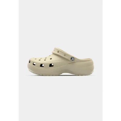 Afbeelding van Crocs Classic Platform Muiltjes, Dames, Maat: 42/43, White Kunststof
