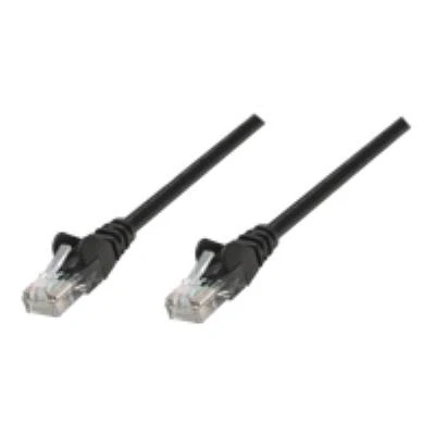 Image de Intellinet Cordon De Raccordement Rj 45 (M) 10 M Sftp Cat 5E Moulé, Sans Crochet Noir (Pack 5 )