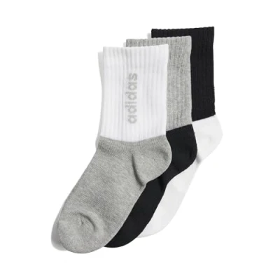 Afbeelding van adidas LINEAR KIDS Crew Socks 3PP sokken voor heren, uniseks, kinderen