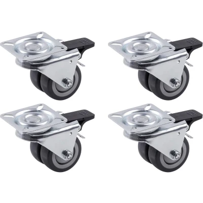 Afbeelding van Metafranc Dubbele wielen Wieldiameter: 50 mm Draagvermogen (max.): 70 kg 4 stuk(s)