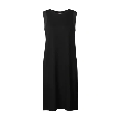 Afbeelding van Street One MIT Detail Jerseyjurk, Dames, Maat: 40, Schwarz