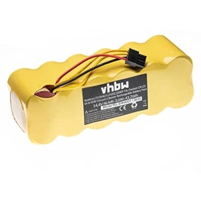 Afbeelding van vhbw Batterij compatibel met Ariete Evolution 2.0 robotstofzuiger voor thuis, vervangt LP43SC2000P (3000 mAh, 14,4 V, NiMH)