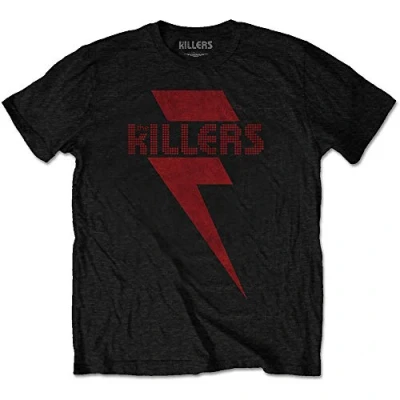 Afbeelding van The Killers Red Bolt Heren T shirt XL Zwart