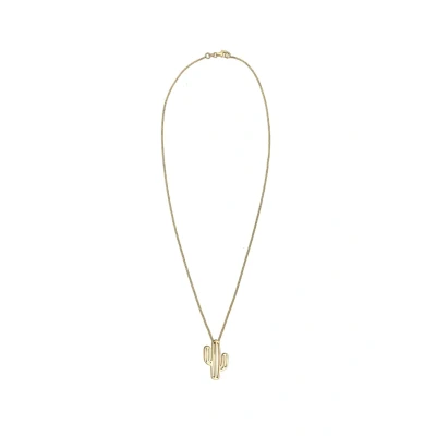 Afbeelding van Elli Cactus Desert BOHO Ketting goldcoloured, Dames, Maat: 45, Gold coloured