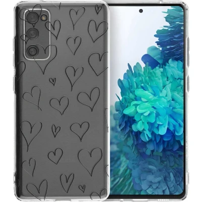 Afbeelding van iMoshion hoesje Geschikt voor Samsung Galaxy S20 FE Siliconen Design Meerkleurig / Heart