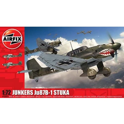 Afbeelding van 1:72 Airfix 03087A Junkers JU87B 1 Stuka Plastic Modelbouwpakket