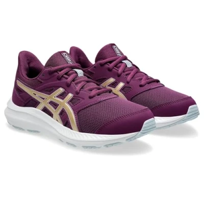 Afbeelding van Asics JOLT 4 Unisex Hardloopschoenen neutraal voor kinderen, Maat: 36, Deep mauve/champagne Textiel/ synthetisch