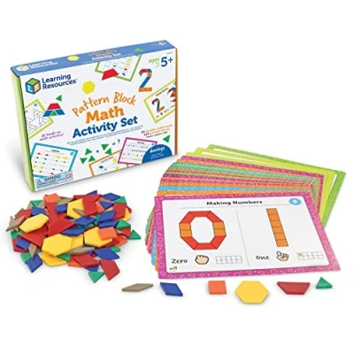 Afbeelding van Pattern Blocks Rekenen activiteiten set