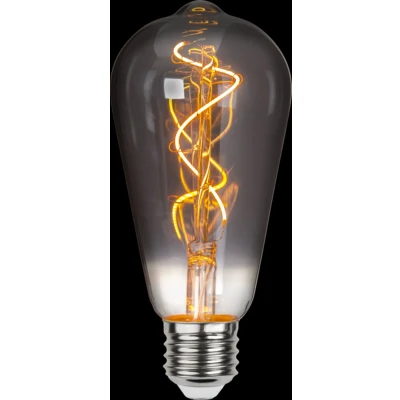 Afbeelding van Edison lamp Rookglas E27 3W Super Warm Wit 1800K