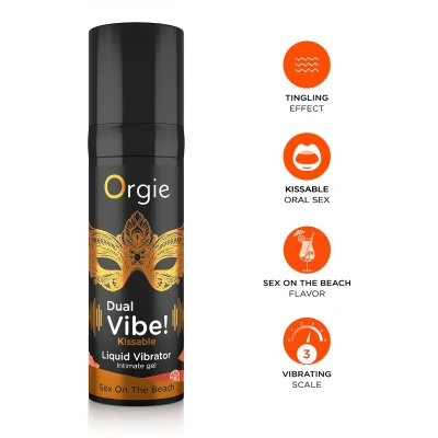 Afbeelding van Glijmiddel Orgie Dual Vibe! 15 ml Sex On The Beach