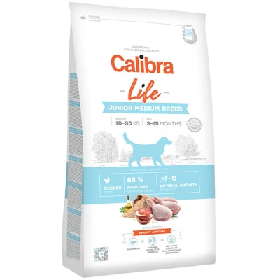 Afbeelding van Calibra Hond Life Junior Medium Breed Chicken 12 kg