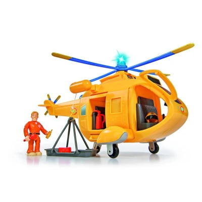Afbeelding van Brandweerman Sam Helicopter Wallaby Speelfigurenset vanaf 3 jaar