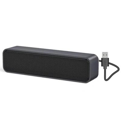Afbeelding van ADELGO SoundBar Mini USB luidspreker, computer luidsprekers, laptopboxen voor pc, computer, laptop, notebook, tablet plug and play