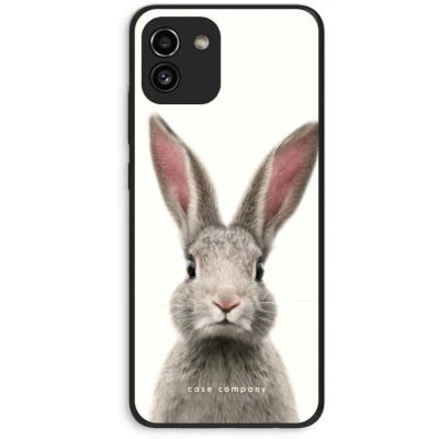 Afbeelding van Case Company® hoesje geschikt voor Samsung Galaxy A03 Daisy Soft Cover Telefoonhoesje Bescherming aan alle Kanten en Schermrand