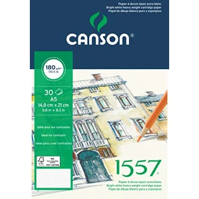 Afbeelding van Canson Tekenblok 30 vel A5 180 grams