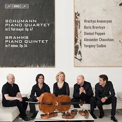 Afbeelding van Yevgeny Sudbin, Hrachya Avanesyan, Boris Brovtsyn Schumann: Piano Quartet/Brahms: Quintet (Super Audio CD)