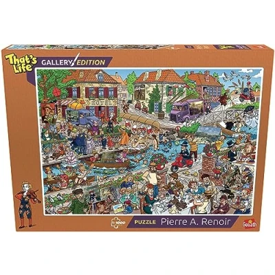 Afbeelding van Goliath That&#039;s Life Gallery Edition: Pierre Auguste Renoir 1000 Puzzelstukjes Legpuzzel (68x48cm)