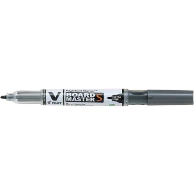Afbeelding van Pilot Whiteboardmarker V board Master S, Ultra Fijn 0,8 Mm, Zwart