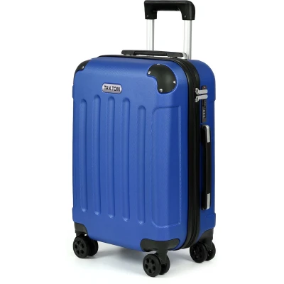 Afbeelding van TAN.TOMI Reiskoffer met 4 Wielen Handbagage 41L Ruimbagage Cijferslot Trolley Koffer Azuurblauw