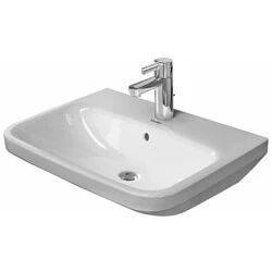 Afbeelding van Duravit Durastyle wastafel 60x44cm 1 kraangat met overloop wit
