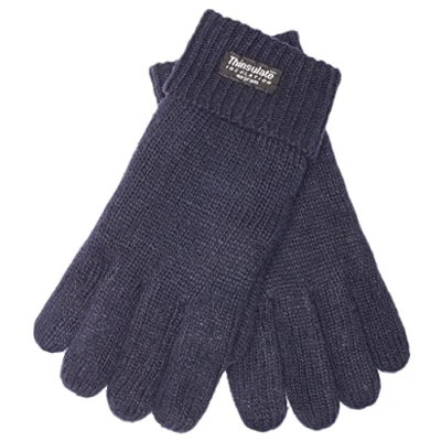 Afbeelding van EEM Thinsulate zachte wollen gebreide handschoenen voor heren, Marinier