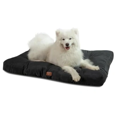 Afbeelding van Bedsure Coussin Chien Grande Taille Imperméable Oxford stoffen hondenmat, XL hondenmatras zwart (110x89x10cm)