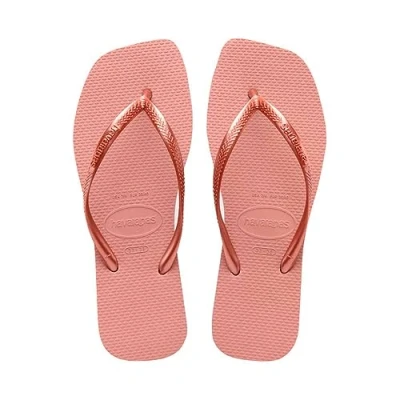 Afbeelding van Havaianas SLIM Square Teensandalen, Maat: 41 42, Crocus rose Kunststof