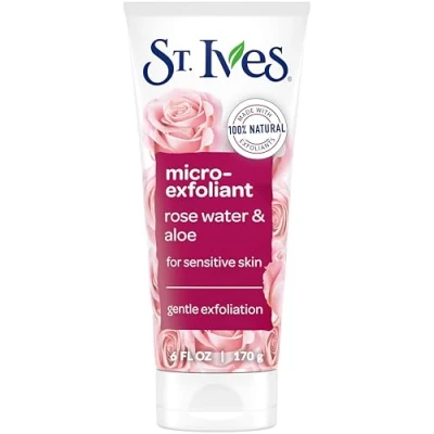Afbeelding van St. Ives Gentle Smoothing Face Scrub Rose Water Aloe Vera 6oz 170g