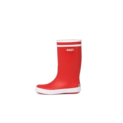 Afbeelding van Aigle Lolly POP 2 Regenlaarzen voor kinderen, Maat: 38, Rouge/blanc Natuurrubber