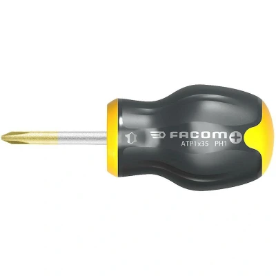 Image de FACOM ATP2X35 Tournevis ProTwist pour vis cruciformes Phillips avec lame courte PH2 x 35 mm