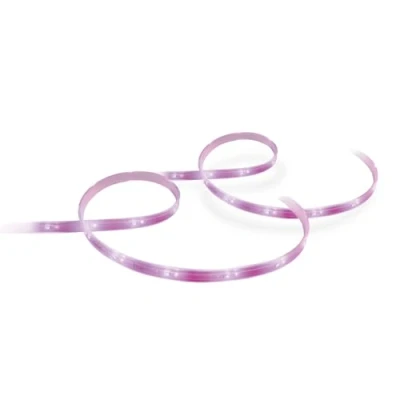 Afbeelding van Philips Hue lightstrip Plus Basisset 2 meter in 1 m verlenging duurzame led verlichting wit gekleurd licht dimbaar verbind met Bluetooth of Bridge werkt Alexa en Google Home