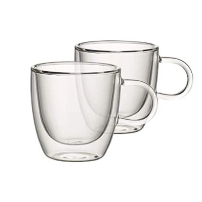 Afbeelding van Villeroy &amp; Boch Artesano S Koffieglas 11 Cl Set Van 2 Transparant