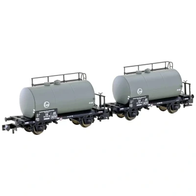 Afbeelding van Hobbytrain H24801 N 2 delige set lichte ketelwagens EVA van de DB