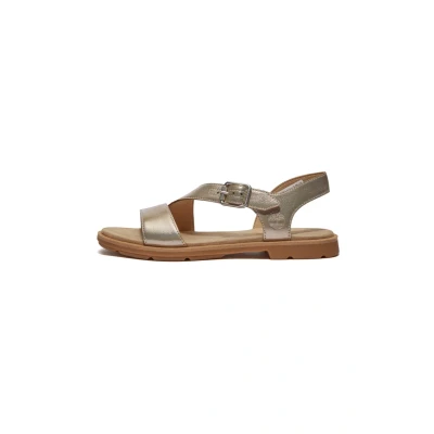 Afbeelding van Timberland Backstrap Sandalen, Dames, Maat: 40, Gold metallic Leer