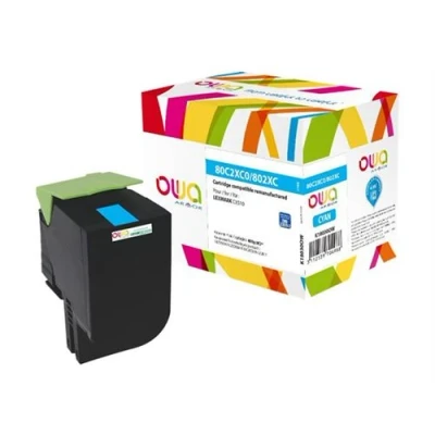 Image de OWA K18030OW Cyan compatible cartouche de toner pour Lexmark CX510de, CX510de Statoil, CX510dhe, CX510dthe