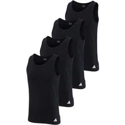 Afbeelding van adidas Sportswear TANK 4ER PACK Active FLEX Hemd, Heren, Maat: Large, Schwarz