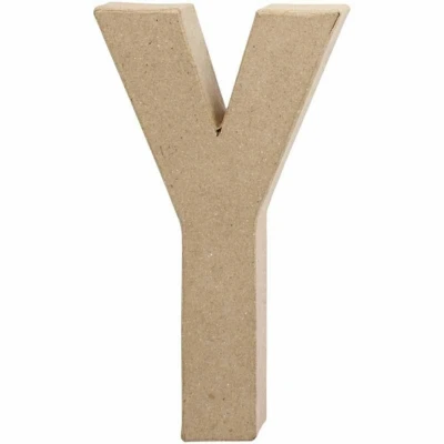 Afbeelding van Letter, groot, Y, h: 20 cm, b: 11,5 1stuk, dikte 2,5 cm