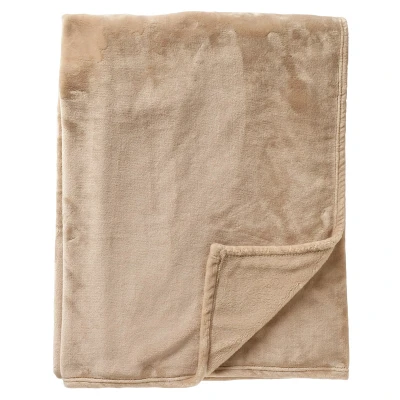 Afbeelding van Dutch Decor MARLON Bedsprei 240x260 cm effen kleur heerlijk zacht Irish Cream beige