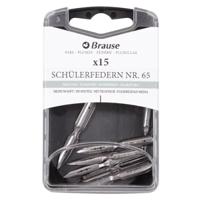 Afbeelding van Brause 150065B schrijfveren voor vulpen, 15 stuks