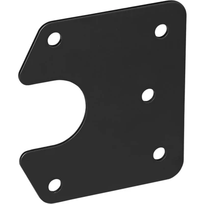 Afbeelding van Pro Plus Stekkerdooshouder Metaal 9.4 x 8.7 cm Zwart Geschikt voor 7 en 13 Polige Stekkerdoos