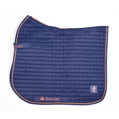 Image de Bucas Therapy Tapis de Selle Dressage Navy/Orange Full
