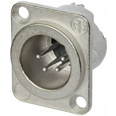 Afbeelding van Neutrik NC4MD LX XLR connector Flensstekker, contacten recht Aantal polen: 4 Zilver 1 stuk(s)