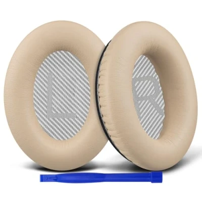 Afbeelding van SoloWIT® Oorkussens Vervanging voor Bose QuietComfort 15 QC15 QC25 QC2 QC35/ Ae2 Ae2i Ae2w SoundTrue &amp; SoundLink Over ear Hoofdtelefoon