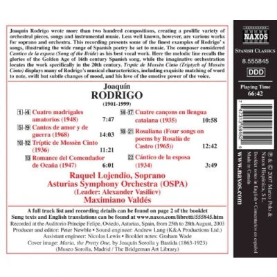 Afbeelding van Raquel Lojendio, Asturias Symphony Orchestra Orchestral Music Volume 10 (CD)